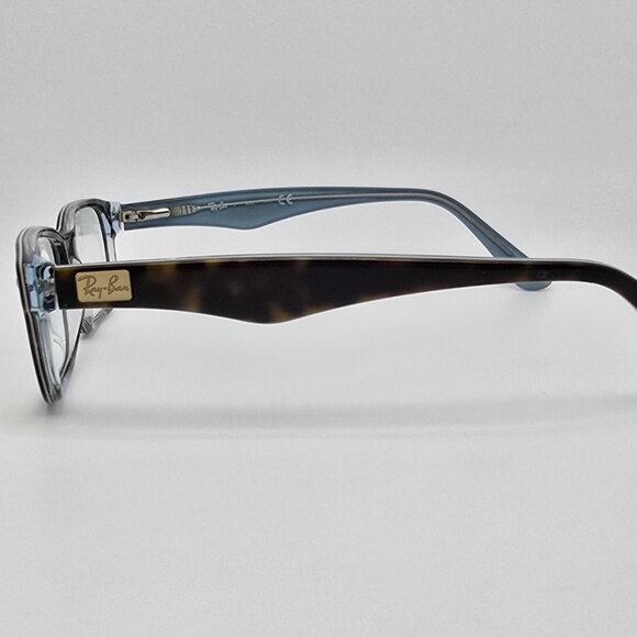 Ray-Ban RB5206 5023 Polished Tortoise on TR Azure Eyeglasses Frame w/ Flexhinge - Picture 3 of 12